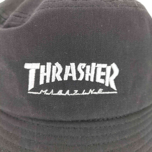 スラッシャー THRASHER ロゴ刺繍バケットハット メンズ 58cm