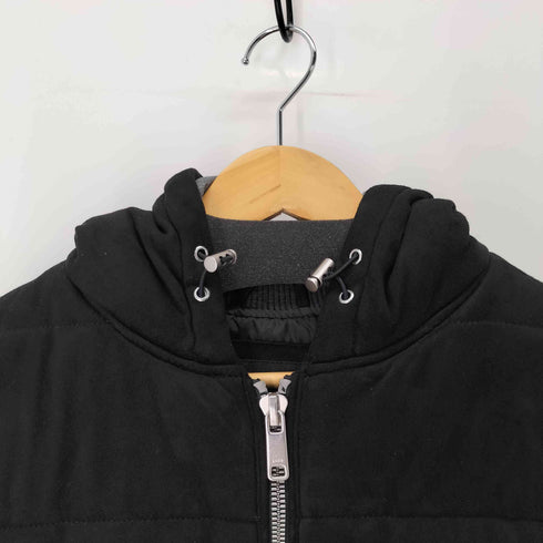 ザラ ZARA フーデット中綿ベスト メンズ JPN:44