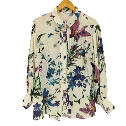 エイミーイストワール eimy istoire elleme flower シャツ レディース FREE