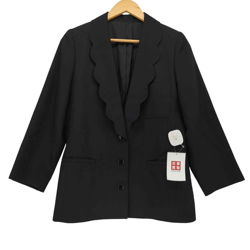 ハナエモリ HANAE MORI ウール 3B テーラード ジャケット レディース import:M