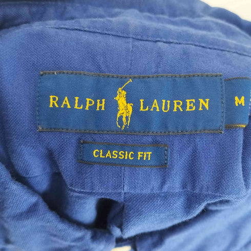 ラルフローレン RALPH LAUREN ポニー刺繍ロゴ ボタンダウンシャツ メンズ import:M