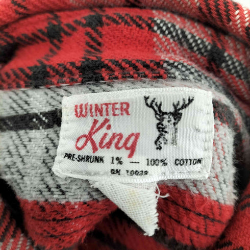 ウィンターキング WINTER KING 60S 鹿タグ チェックネルシャツ メンズ
