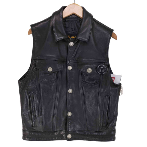 HOT LEATHERS レザーベスト メンズ