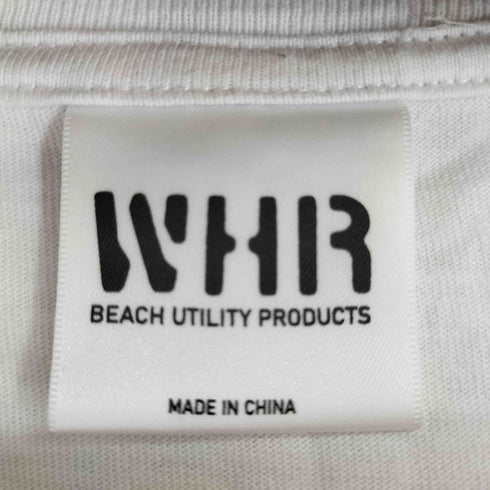 WHR バックプリント S/S Tシャツ メンズ