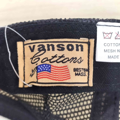 バンソン VANSON デニムメッシュキャップ メンズ