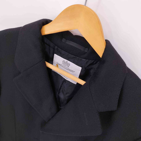 アクアスキュータム AQUASCUTUM 90S~00S イングランド製 カシミヤ100% ロングチェスターコート メンズ