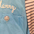 50s-60s Truval 300 BOWLERチェーンステッチ ボーダー切替 ボーリングシャツ メンズ JPN:S
