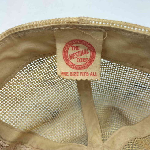 THE WESTMAC CORP RED CROWN AVIATION GASOLINE ダメージ加工 メッシュ スナップバック キャップ メンズ ONE SIZE