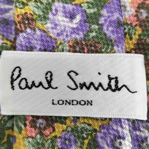 ポールスミスロンドン Paul Smith LONDON 花柄ネクタイ メンズ