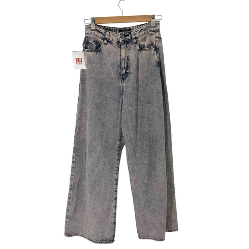 ジーナシス JEANASIS ヴィンテージ加工ワイドデニムパンツ レディース JPN:M