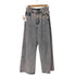 ジーナシス JEANASIS ヴィンテージ加工ワイドデニムパンツ レディース JPN:M