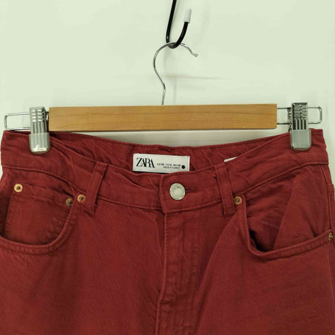 ザラ ZARA THE 90S FULL LENGTH カットオフカラーデニムパンツ レディース 6