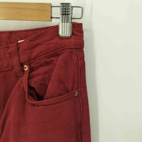 ザラ ZARA THE 90S FULL LENGTH カットオフカラーデニムパンツ レディース 6