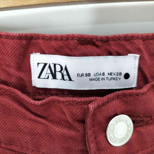 ザラ ZARA THE 90S FULL LENGTH カットオフカラーデニムパンツ レディース 6