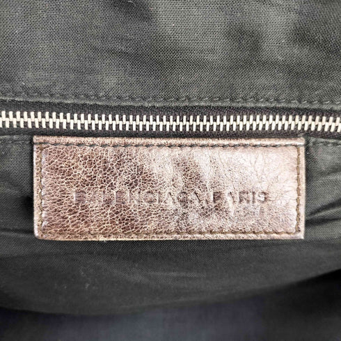 バレンシアガ BALENCIAGA シティ/エディターズバッグ Silver Hardware Mid Day レディース