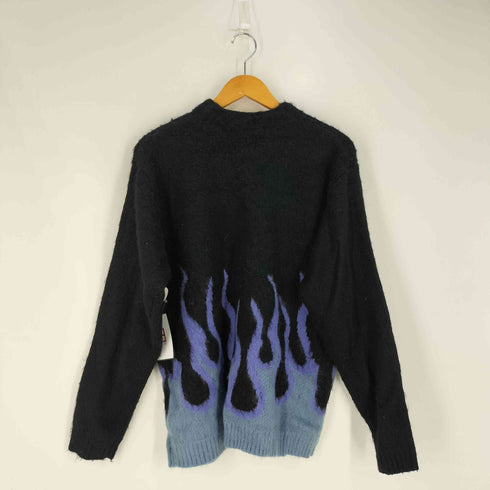 ペニーズ PENNEYS ファイヤーパターン シャギーニット カーディガン メンズ import:M