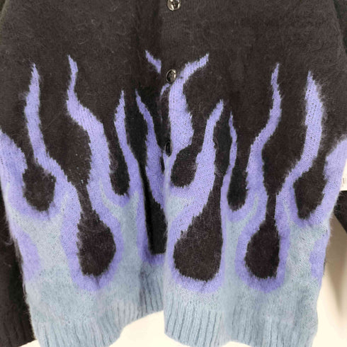 ペニーズ PENNEYS ファイヤーパターン シャギーニット カーディガン メンズ import:M