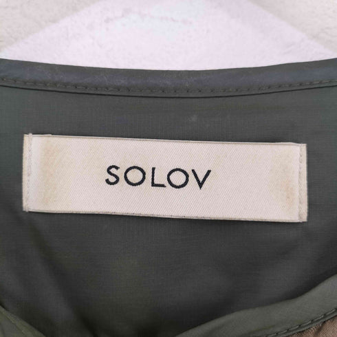 ソロヴ SOLOV QUILTING COLLER JACKET レディース JPN:2
