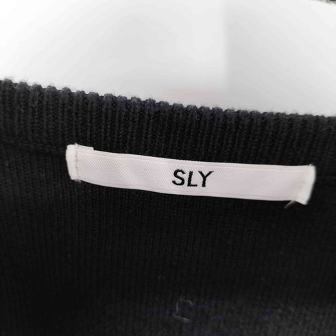 スライ SLY LAYERD KNIT 2P セットアップ ニットワンピース レディース 1