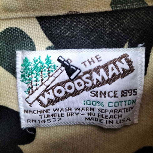 WOODSMAN ハンターカモ L/S シャツ メンズ