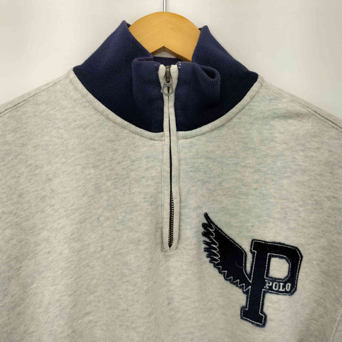 ポロバイラルフローレン Polo by RALPH LAUREN P WING ハーフジップスウェット L/S メンズ JPN:M