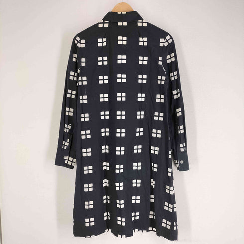 マリメッコ marimekko IKKUNA POPLIN KATRINA DRESS ロングシャツワンピース レディース 34