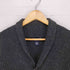 ランズエンド LANDS END クルミボタン エルボーパッチショールカラーカーディガン メンズ import:M