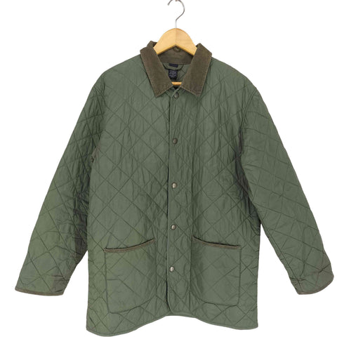 ランズエンド LANDS END コーデュロイキルティングジャケット メンズ M