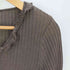 マウジー moussy RIB FRILL L/S カーディガン リブ フリル カーディガン レディース FREE