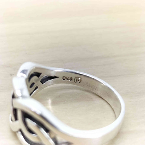 925刻印 デザインリング メンズ 17.5