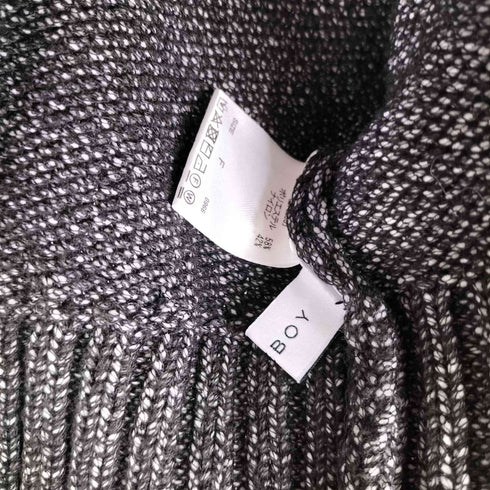 ページボーイ PAGEBOY ダメージフルZIPニットプルオーバー レディース FREE