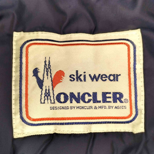 モンクレール MONCLER 70-80S アシックス期 ロゴワッペン キルティング 中綿ジャケット レディース import:M