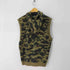ベイプ BAPE サルカモ総柄 ノースリーブジップパーカー メンズ JPN:M