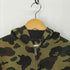 ベイプ BAPE サルカモ総柄 ノースリーブジップパーカー メンズ JPN:M