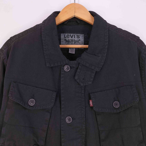 リーバイス Levis ウエストコード エルボーパッチ コットン カバーオール ファティーグジャケット メンズ import:XL