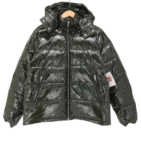 アイテムズ アーバンリサーチ ITEMS URBAN RESEARCH 光沢デザイン フーデッド ダウン ジャケット レディース 38