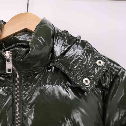 アイテムズ アーバンリサーチ ITEMS URBAN RESEARCH 光沢デザイン フーデッド ダウン ジャケット レディース 38