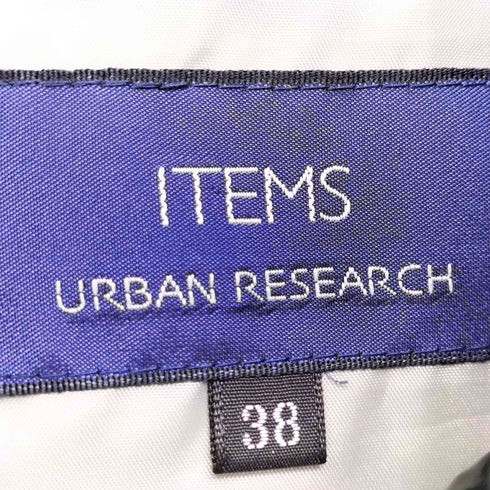 アイテムズ アーバンリサーチ ITEMS URBAN RESEARCH 光沢デザイン フーデッド ダウン ジャケット レディース 38