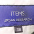 アイテムズ アーバンリサーチ ITEMS URBAN RESEARCH 光沢デザイン フーデッド ダウン ジャケット レディース 38