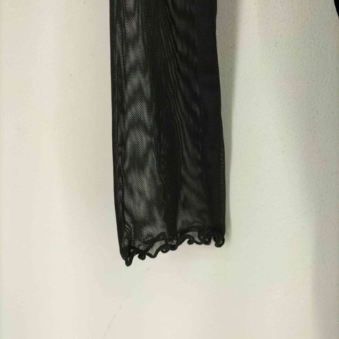 エイチアンドエム H&M シアー ギャザー加工 ワンピース レディース