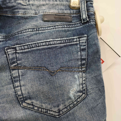 ディーゼル DIESEL ダメージ ストレッチ ジップフライ スキニー デニム パンツ レディース 23