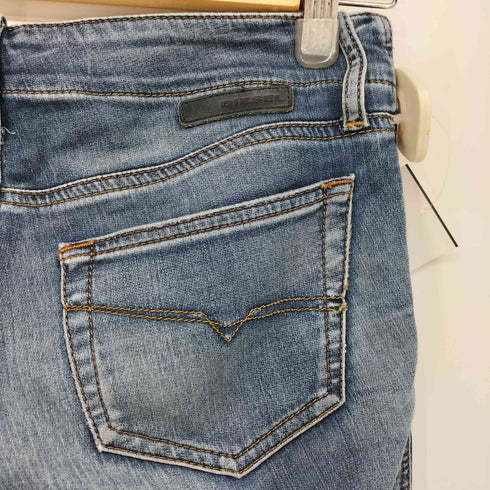 ディーゼル DIESEL ダメージ ストレッチ ジップフライ スキニー デニム パンツ レディース 23