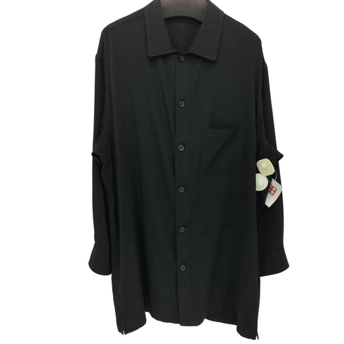 ヨウジヤマモトプールオム Yohji Yamamoto POUR HOMME 23SS OPEN COLLAR SHIRT メンズ JPN:2