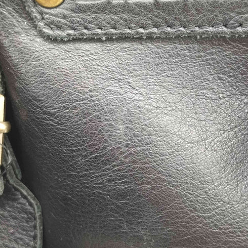 ディーゼル DIESEL ロゴ型押し レザー ハンドバッグ レディース
