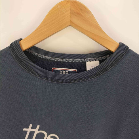 ギャップ Gap 小文字ロゴプリント クルーネック スウェット トレーナー メンズ import:M