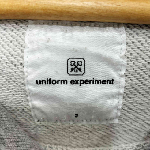 ユニフォームエクスペリメント uniform experiment 16AW クラッシュ加工 プルオーバーパーカー メンズ JPN:2