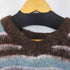 Camphor wood wool mix shaggy v neck border sweater メンズ JPN:M