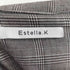 エステラケー Estella.K グレンチェックフリルブラウス レディース FREE