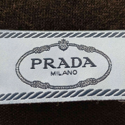 プラダ PRADA ウールハイゲージVネックニットカーディガン レディース JPN:36