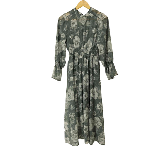 ナチュラルクチュール natural couture フラワージャガードプチハイパイピングワンピース レディース FREE